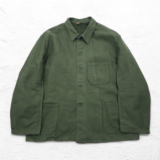 Vintage DUTCH ARMY Military Jacket オランダ軍 フランネル ワークジャケット カバーオール 2XL ミリタリー