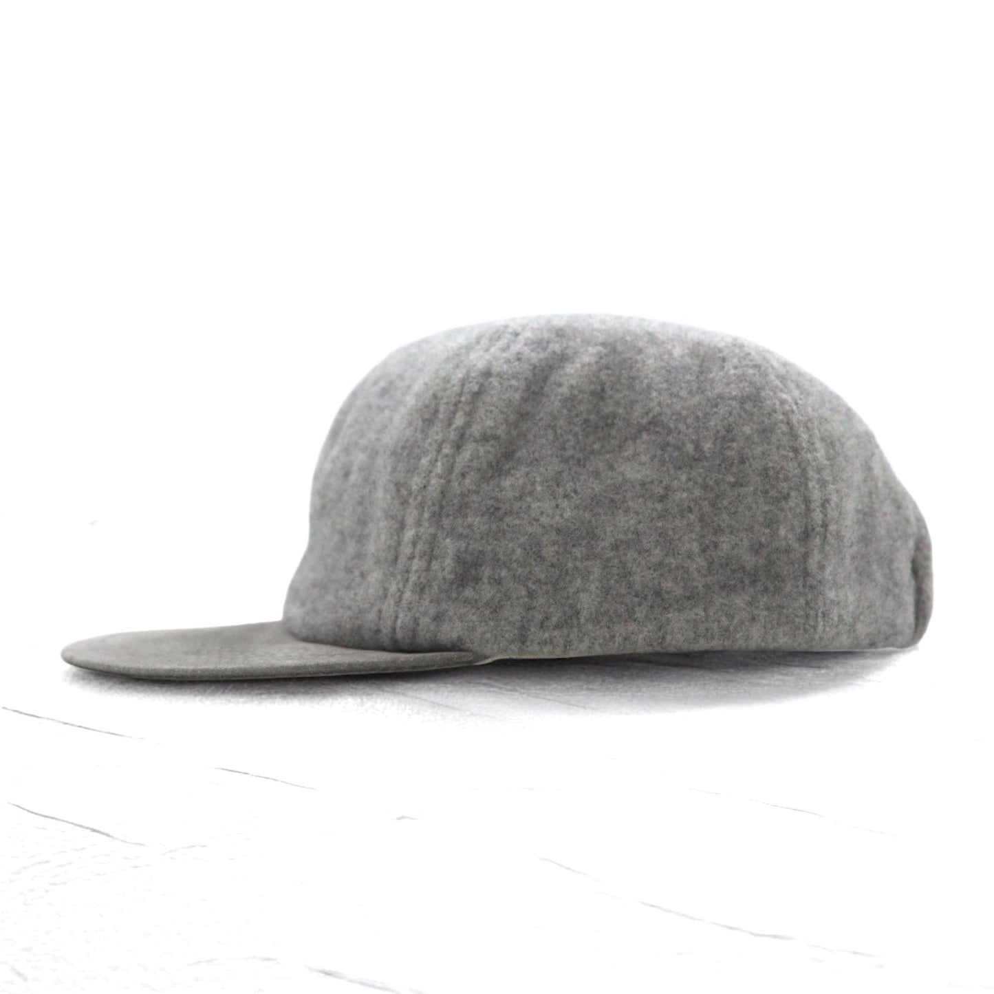 Hender Scheme キャップ 2 tone wool cap FREE グレー 豚革 レザー 日本製