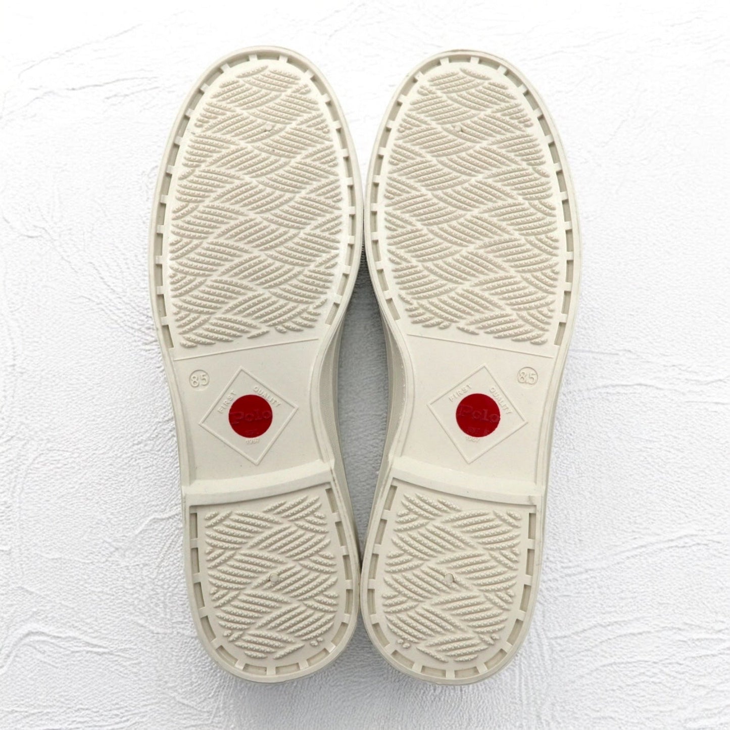 POLO RALPH LAUREN エッセンス Essence 100 キャンバス スニーカー 26.5cm ブラック キャップトゥ スモールポニー刺繍 未使用品