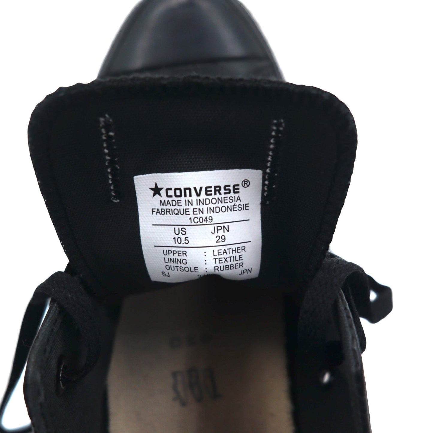 CONVERSE レザー オールスター ALL STAR OX スニーカー 29cm ブラック 1C049