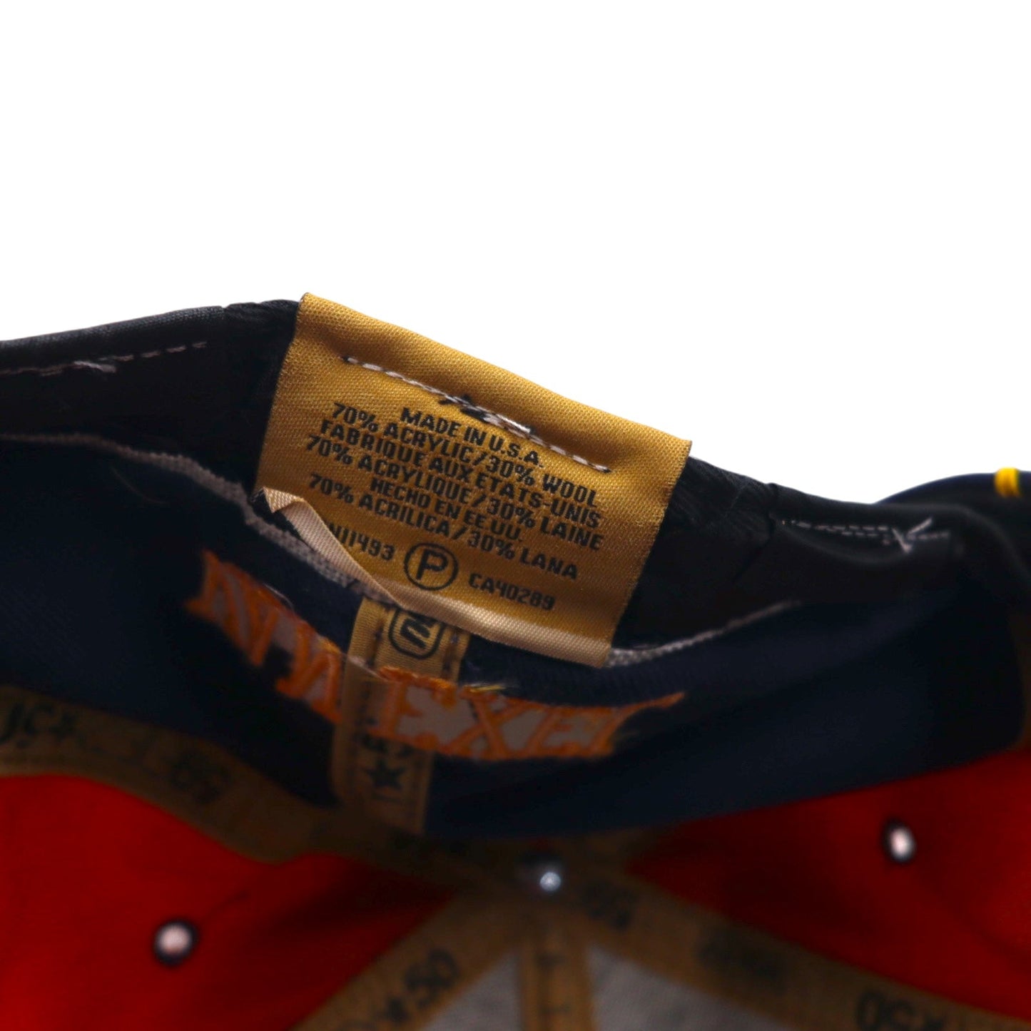USA製 NEW ERAベースボールキャップ 59.6cm ネイビー オレンジ NBA WARRIORS 37 VAN EXEL