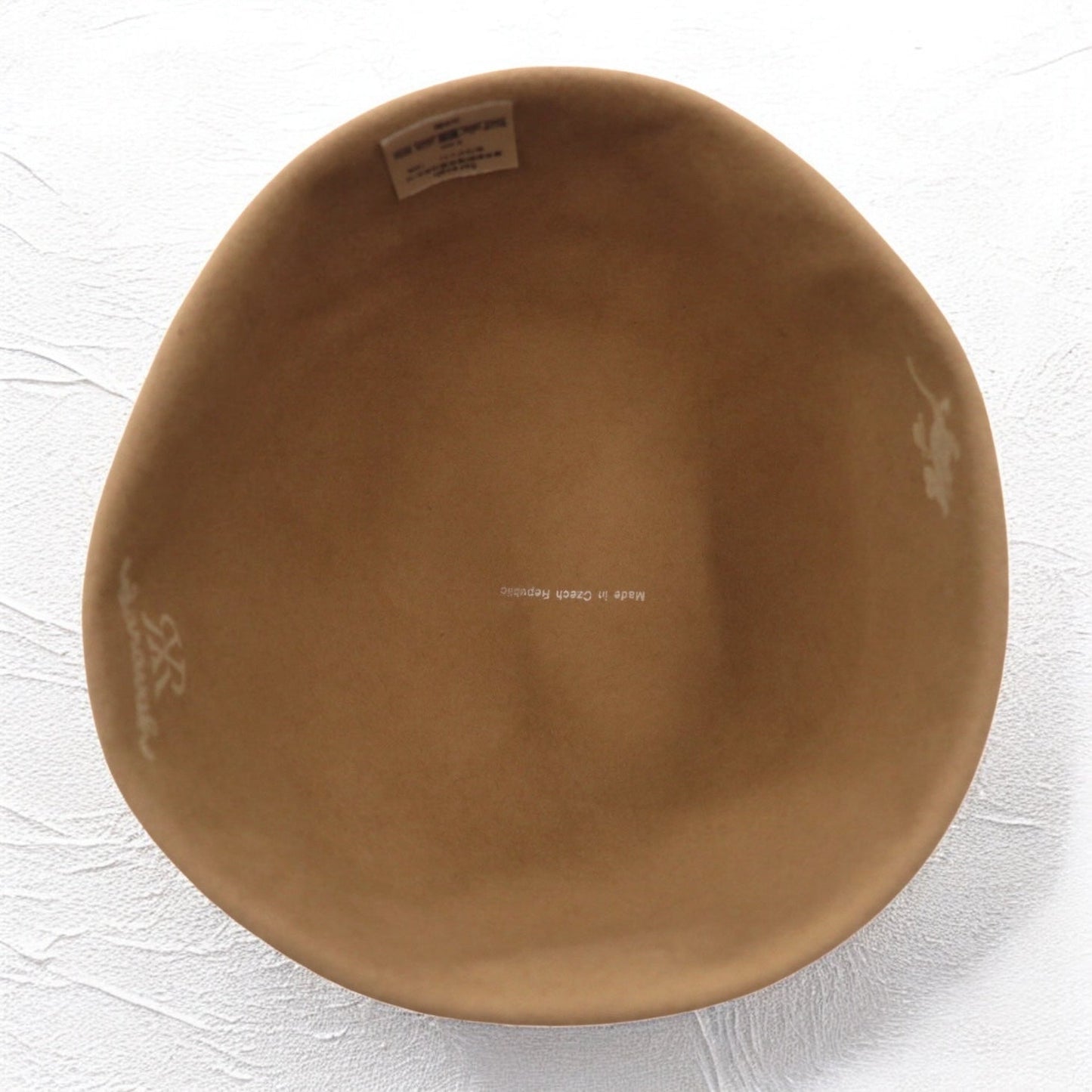 saravah ウール フェルト ロールキャップ ブリムレス ハット 59cm ベージュ 日本製