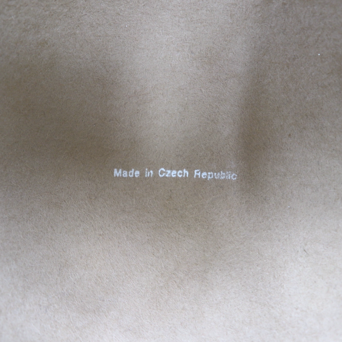 saravah ウール フェルト ロールキャップ ブリムレス ハット 59cm ベージュ 日本製