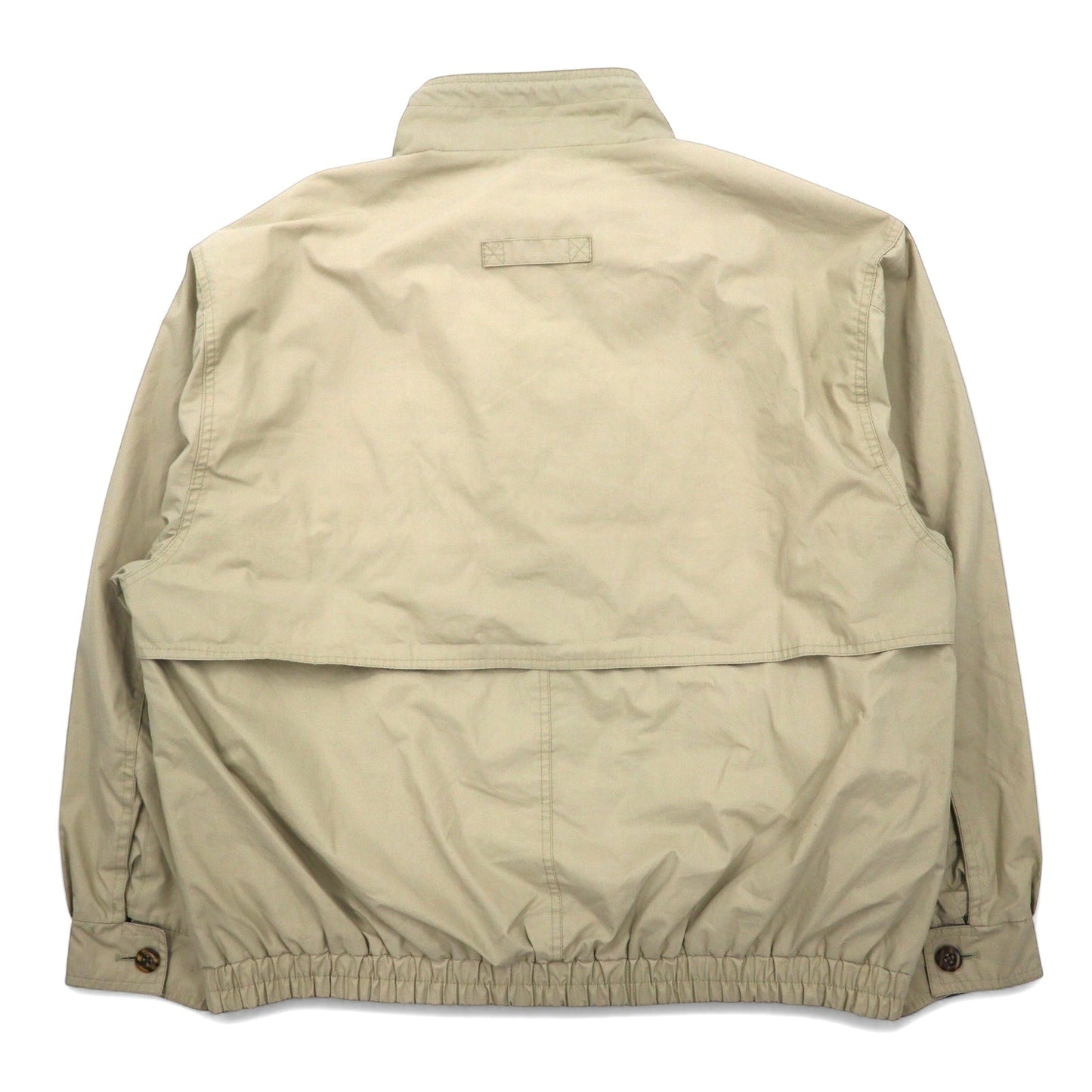 LONDON FOG 80年代 スウィングトップ ハリントンジャケット L ベージュ コットン ポリエステル IDEALジップ コロンビア製