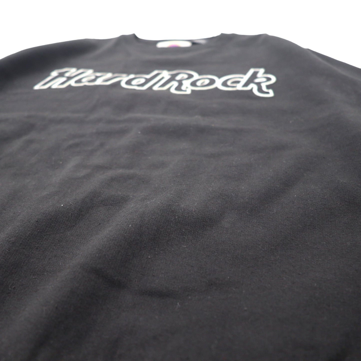 Hard Rock HOTEL & CASINO ロゴスウェット L ブラック コットン 裏起毛 パキ綿 TAMPA