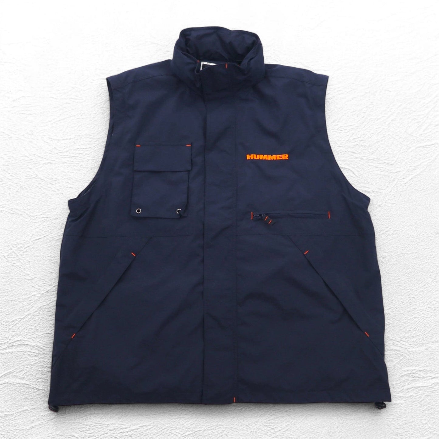 FIELD & STREAM コンバーチブル 2WAY マウンテンパーカー ベスト XL ネイビー メッシュライナー フード収納式 HUMMER