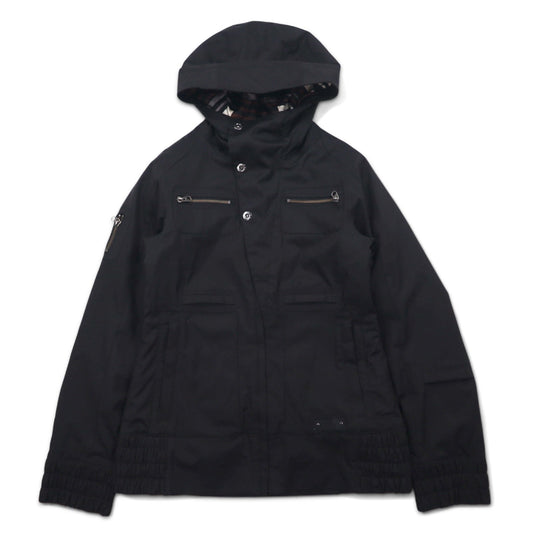 burton マウンテンパーカー S ブラック ポリエステル DRYRIDE 防水 スキーウェア