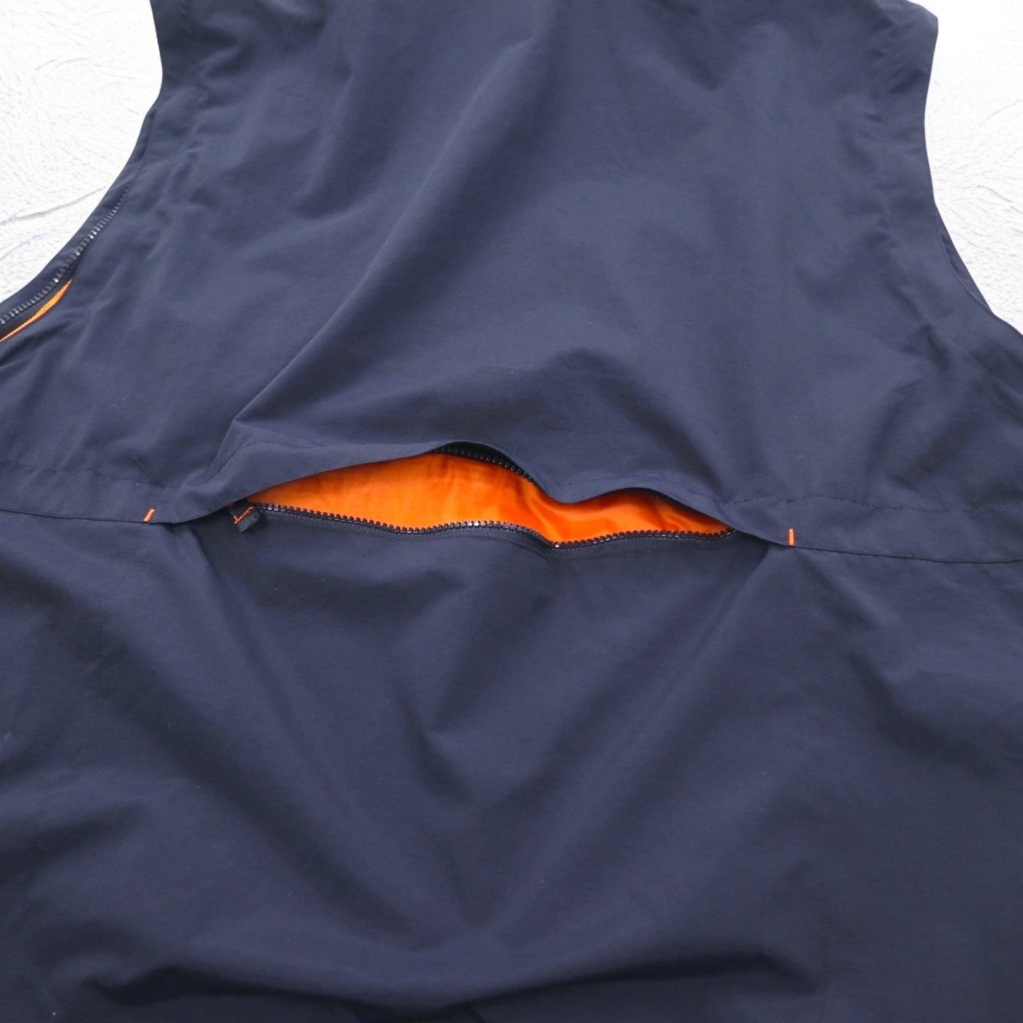 FIELD & STREAM コンバーチブル 2WAY マウンテンパーカー ベスト XL ネイビー メッシュライナー フード収納式 HUMMER