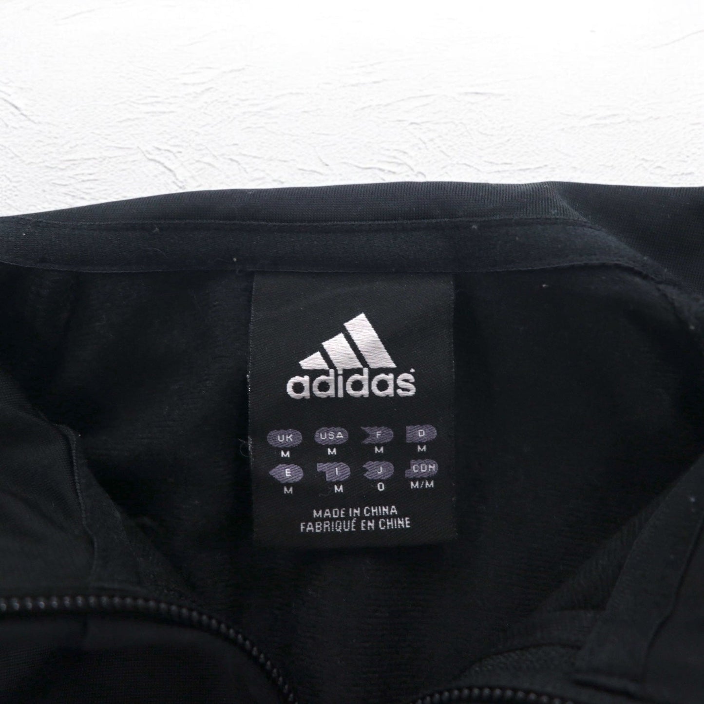 adidas 3ストライプ トラックジャケット ジャージ XL ブラック ポリエステル