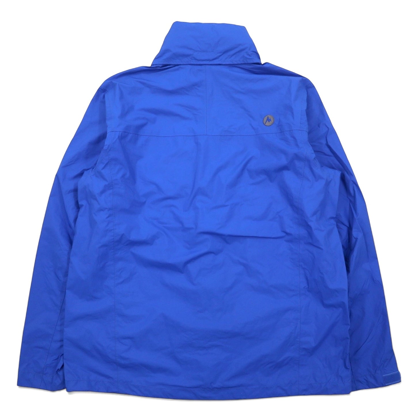 Marmot マウンテンパーカー L ブルー ナイロン 防水 透湿 フード収納式 PreCip Jacket G41200
