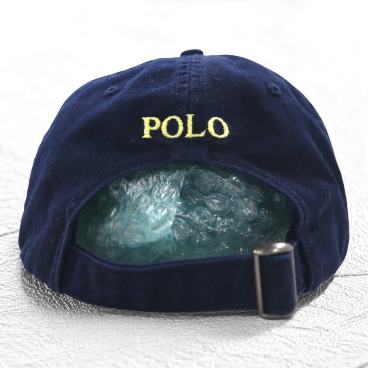 POLO RALPH LAUREN 6パネルキャップ FREE ベルト ネイビー スモールポニー刺繍