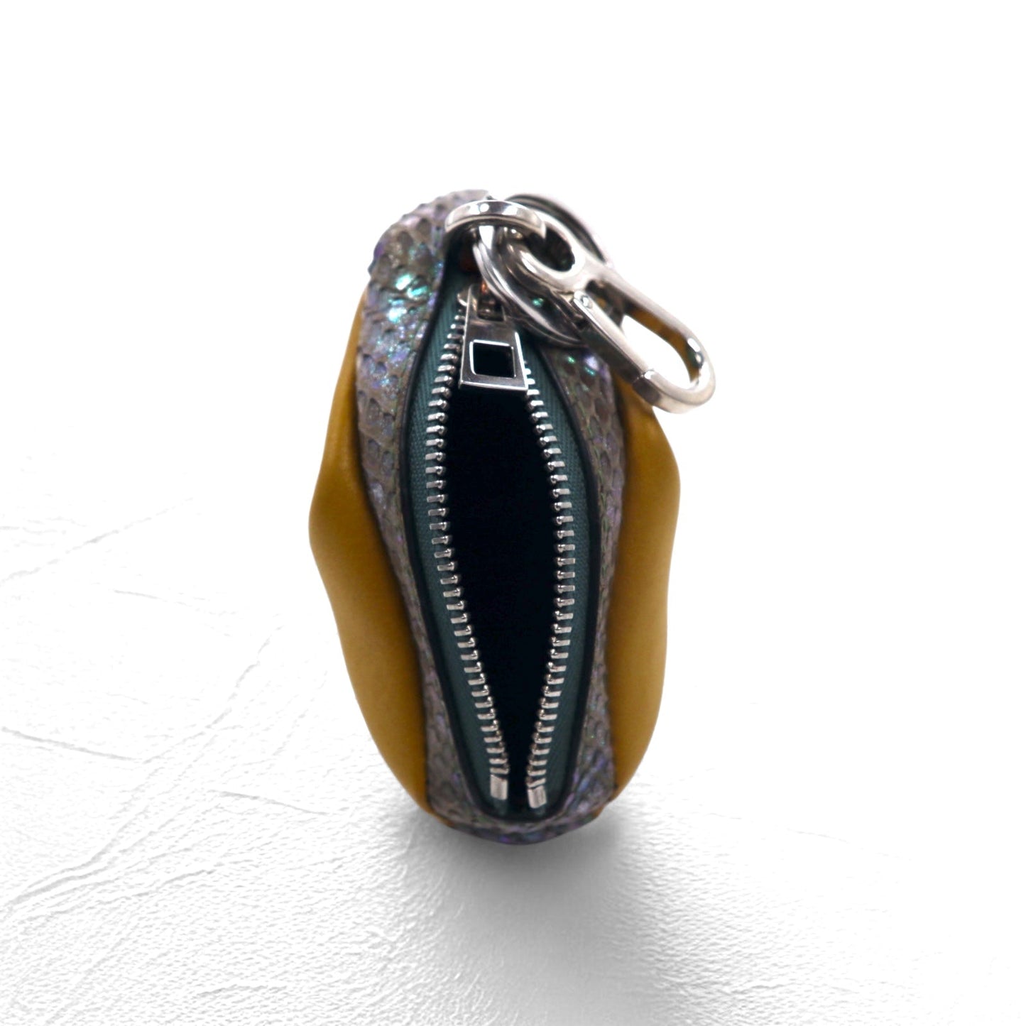 LOEWE フロッグ FROG カエル コインケース チャーム キーホルダー レザー CHARM IN CALFSKIN AND SNAKESKIN OCHRE