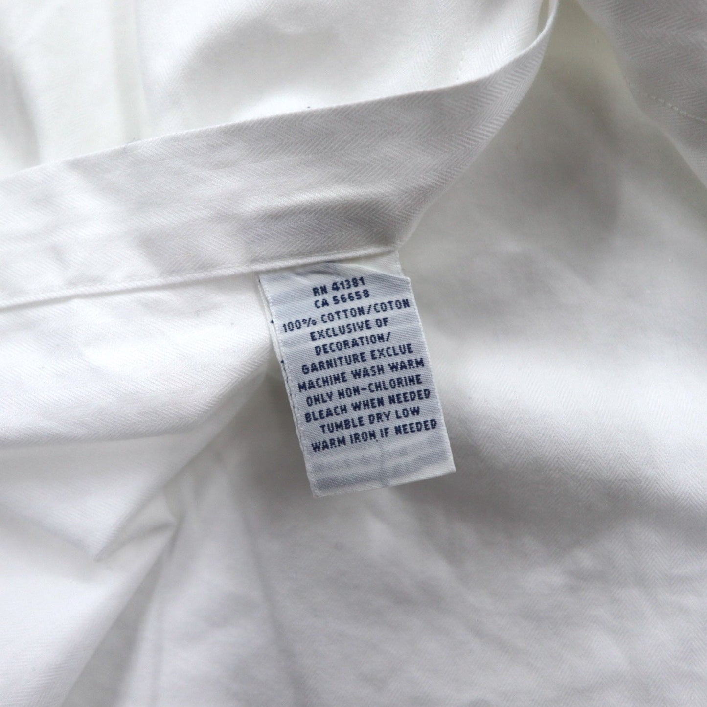 RALPH LAUREN オックスフォード ボタンダウンシャツ XL ホワイト コットン スモールポニー刺繍 スリランカ製