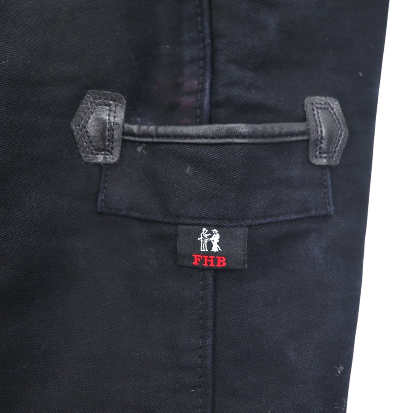 Vintage 80s German Made Logger Pants FHB HUBERT ドイツ製 80年代 ロガーパンツ L ブラック モールスキン