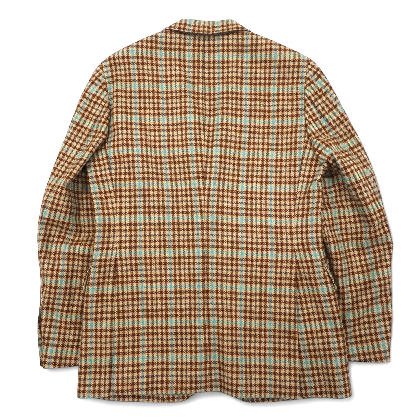 Paul Smith ツイード 2B テーラードジャケット M ベージュ ガンクラブチェック ウール 日本製