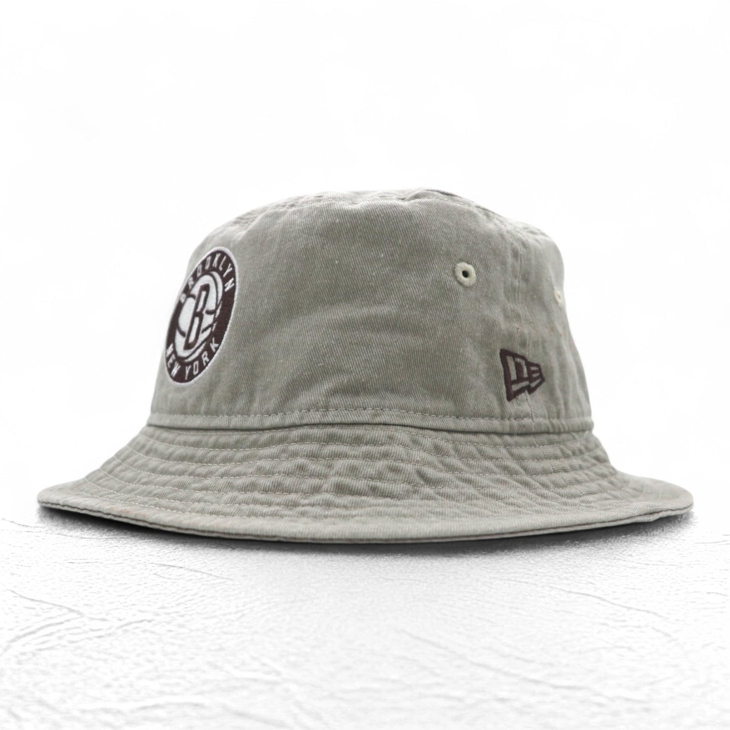 NEW ERA バケットハット M/L ベージュ NBA BROOKLYN NETS ブルックリン・ネッツ