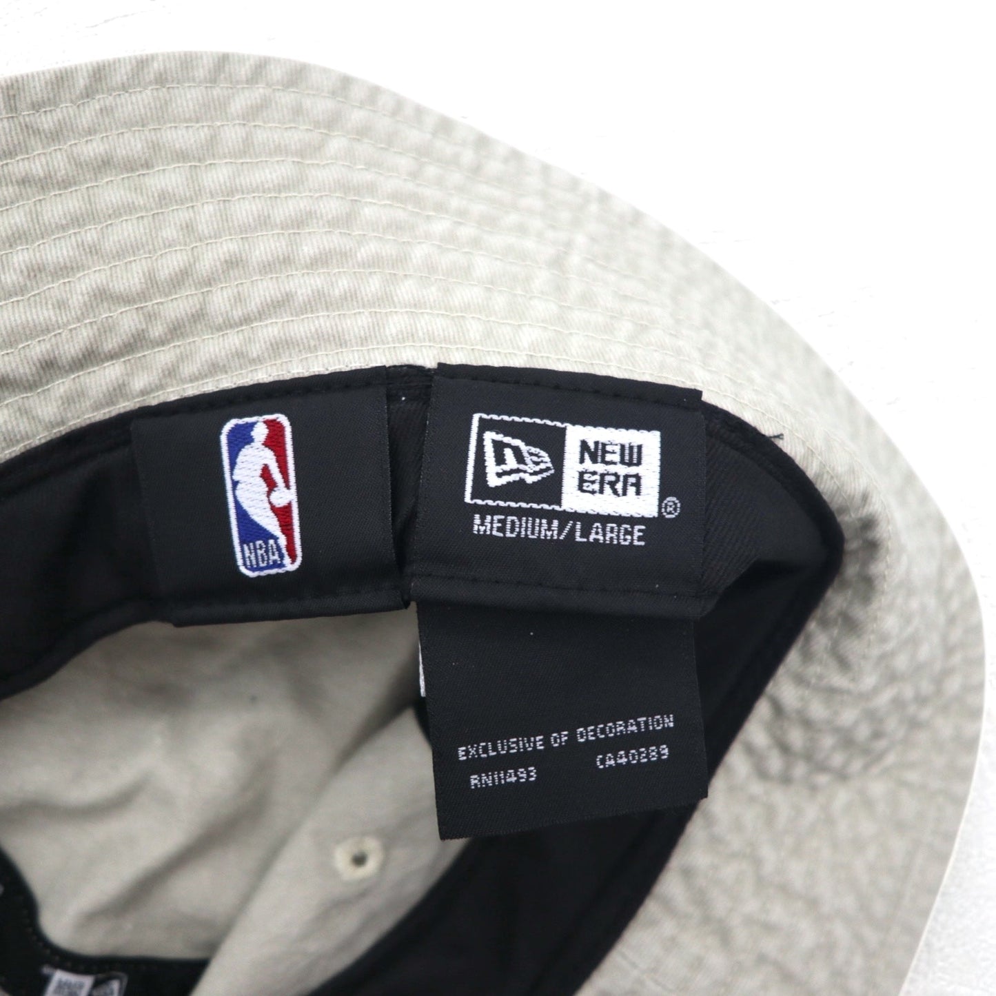 NEW ERA バケットハット M/L ベージュ NBA BROOKLYN NETS ブルックリン・ネッツ