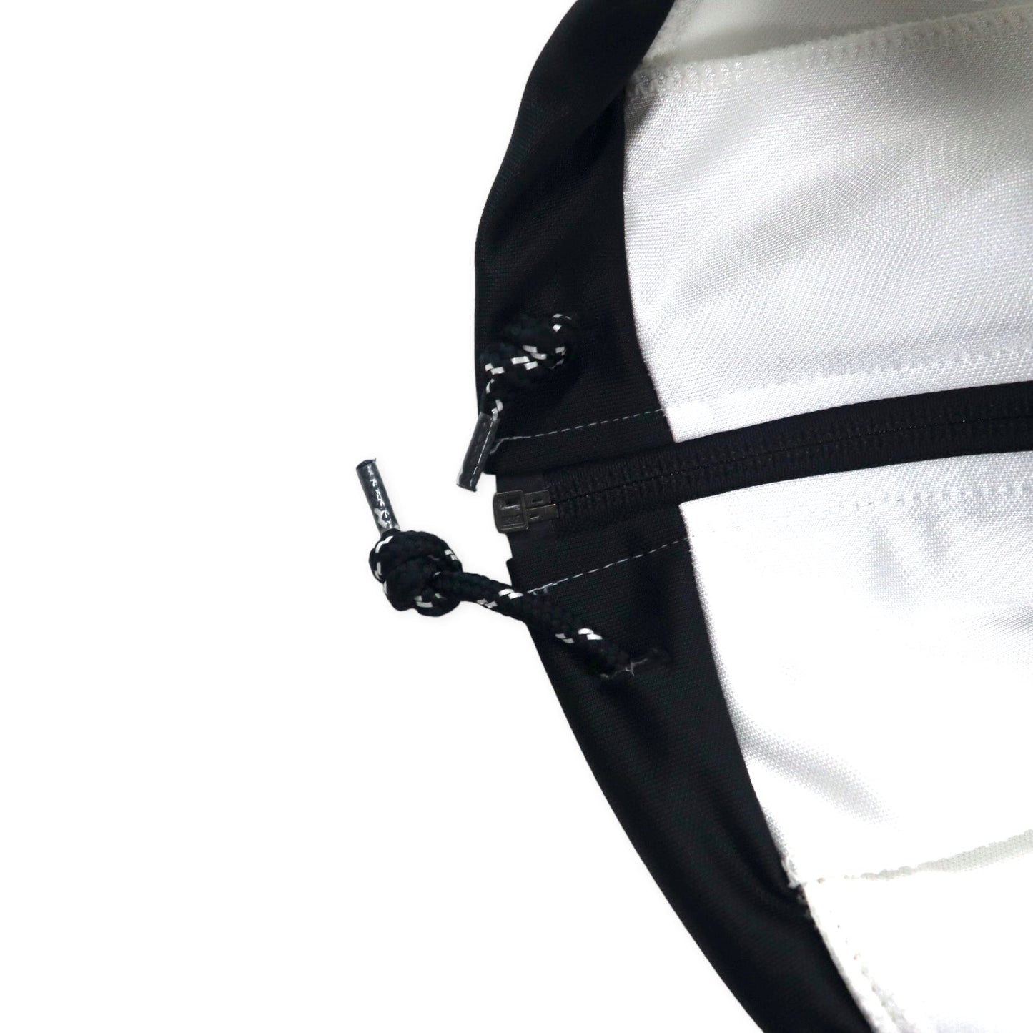 Reebok 90年代 トラックジャケット ジャージ M ホワイト ブラック ポリエステル ベクターロゴ刺繍 日本製