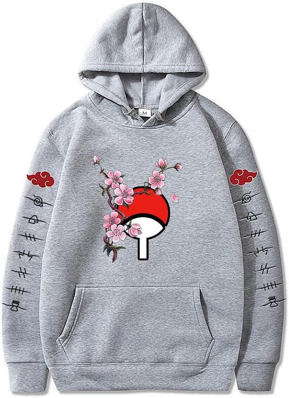 Large size men and women couple sweater trendy hooded hoodie anime hoodie