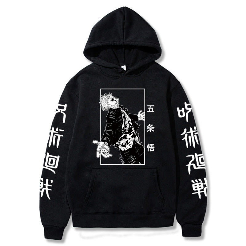 2021 Japanse Anime Hoodies Jujutsu Kaisen Satoru Gojo Grafische Hoodie Sweatshirts Mannelijke