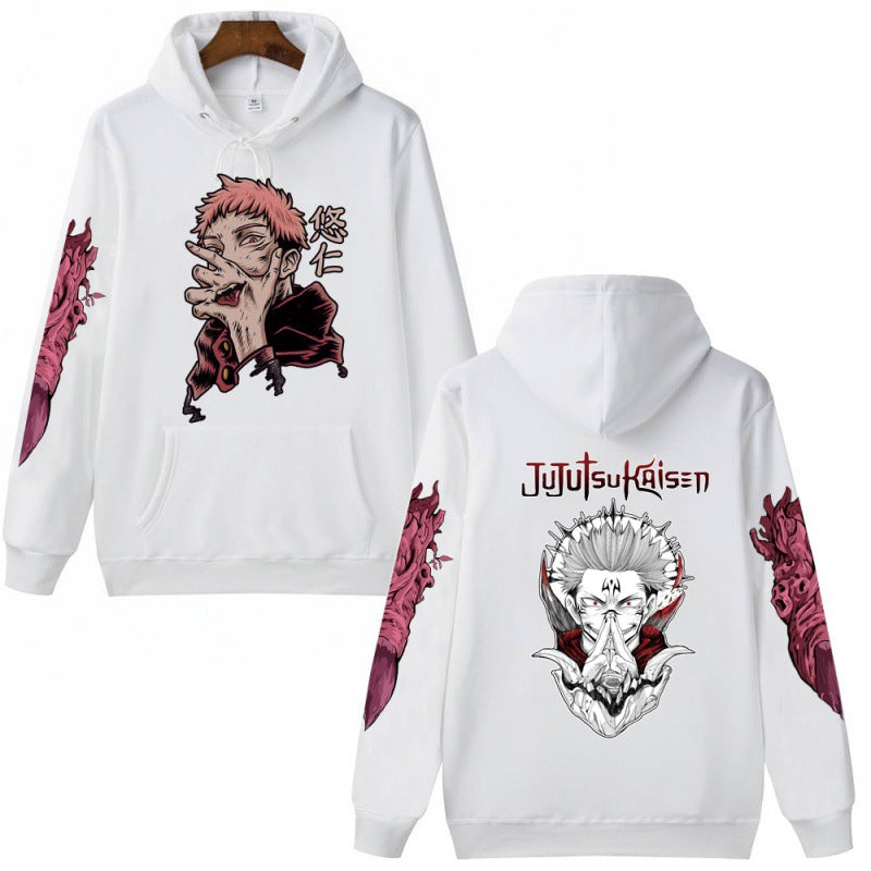 Jujutsu Kaisen Unisex Anime Hoodie Truien Tops Lange Mouwen Hip Hop Streetwear