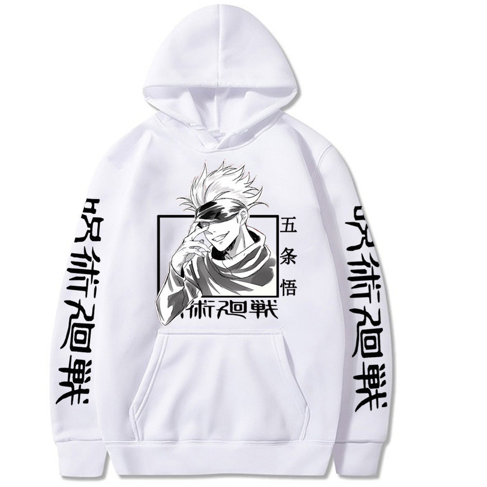 2023 New Anime Knotweed Hisahito Cartoon Printed Hoodie Sweatshirt for Men and Women Spells Return to the Animation Hoodie