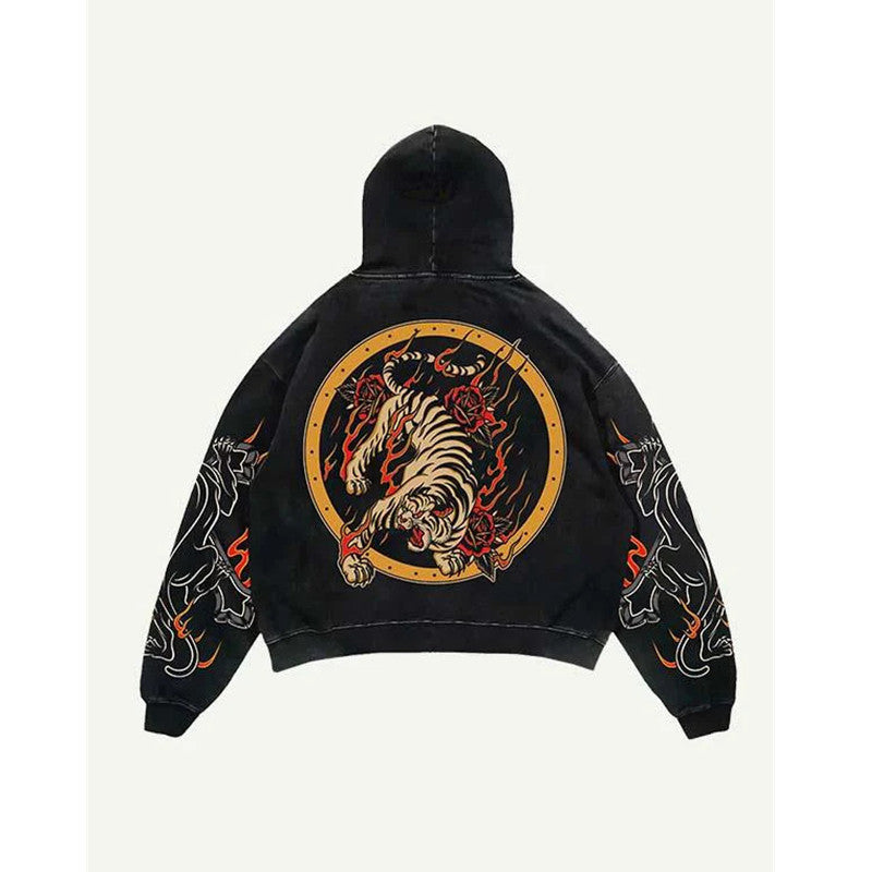 2025 new skull skeleton 3d print sweatshirt men's trendy pullover hoodie