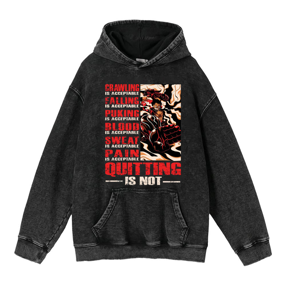 Luffy Zoro anime street retro cotton sweatshirt street fashion hooded sweatshirt