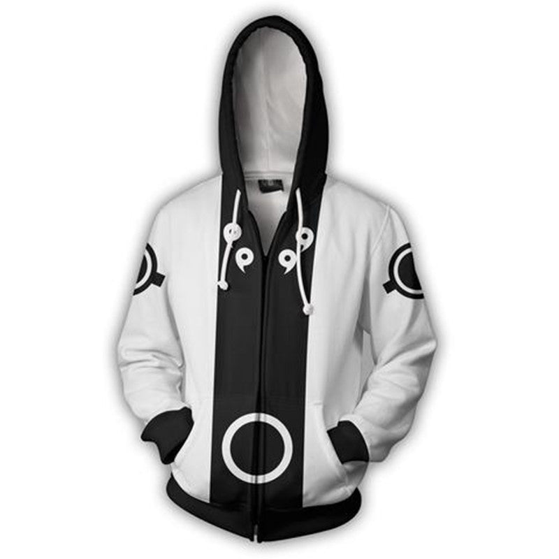 Naruto Akatsuki 3D printed-zip hoodie jacket coat