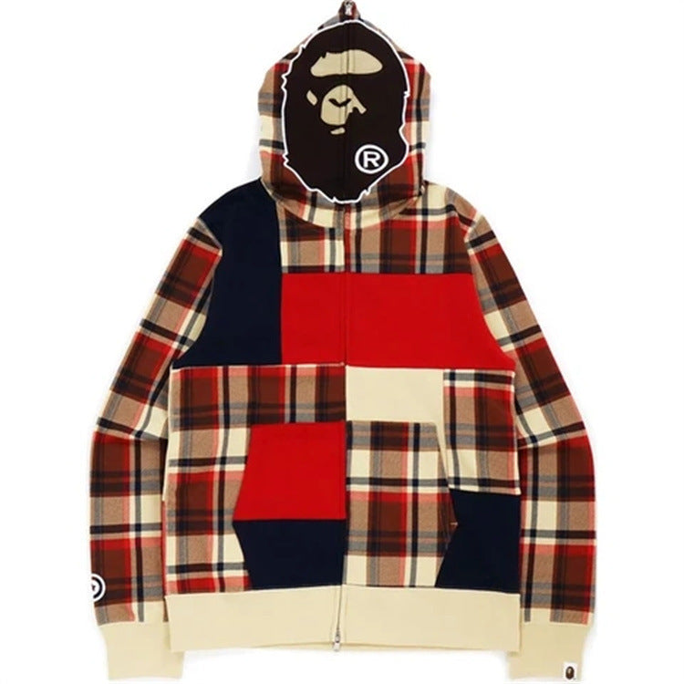 New foreign trade products Shark head cartoon bear sweater Unisex casual couple hooded jacket