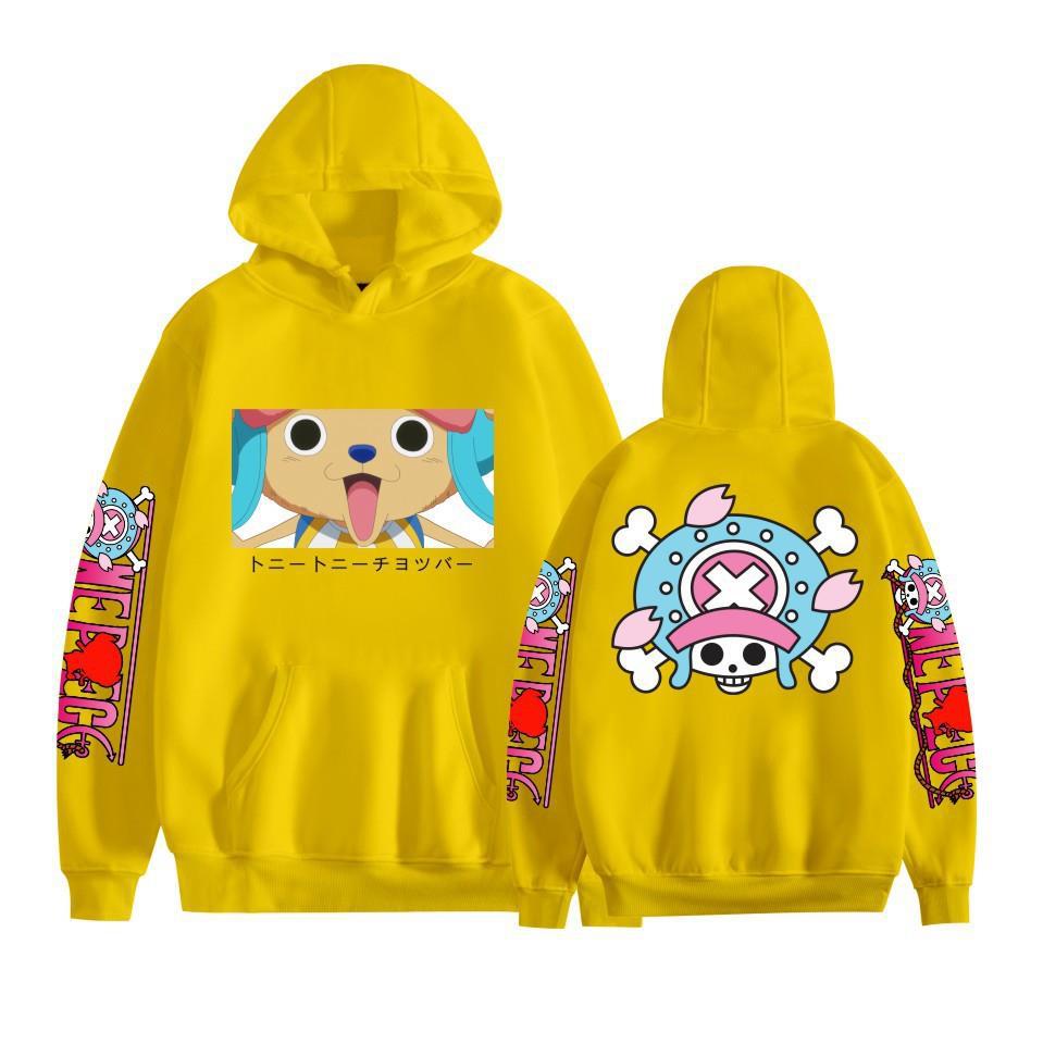 Japanese anime One Piece Straw Hats peripheral series anime fashion casual hooded sweatshirt
