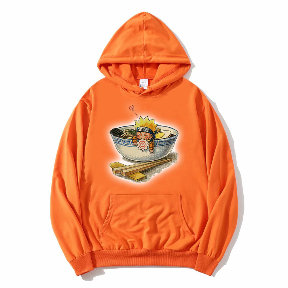 Cross-border hot sale personalized custom Naruto Naruto men and women loose hooded sports sweater wholesale