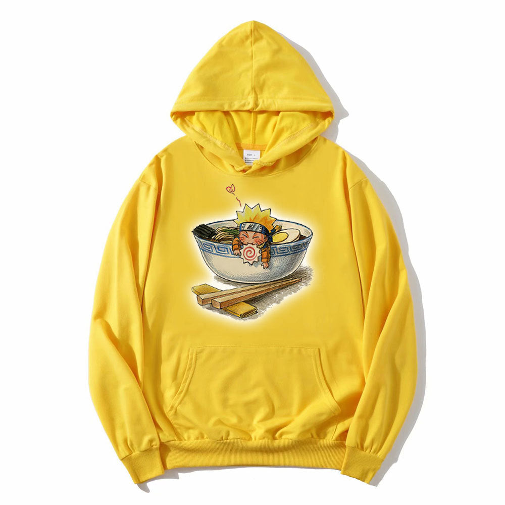 Cross-border hot sale personalized custom Naruto Naruto men and women loose hooded sports sweater wholesale