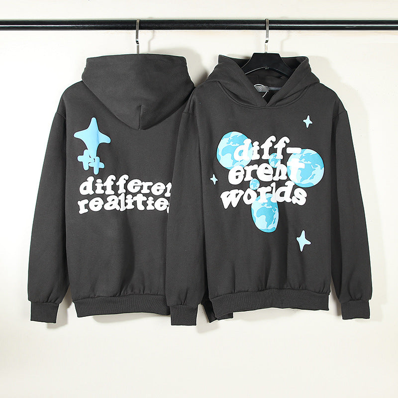 American style high street niche trendy brand hooded sweater CPFM foam sweater retro letters street men's and women's hoodies wholesale