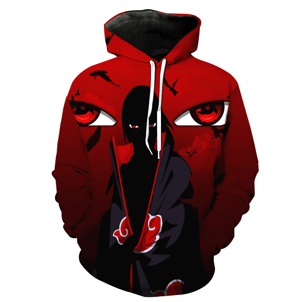 Naruto series anime character costume cosplay 3D printed floral sweatshirt for men and women hoodie hoodie men's sweatshirt