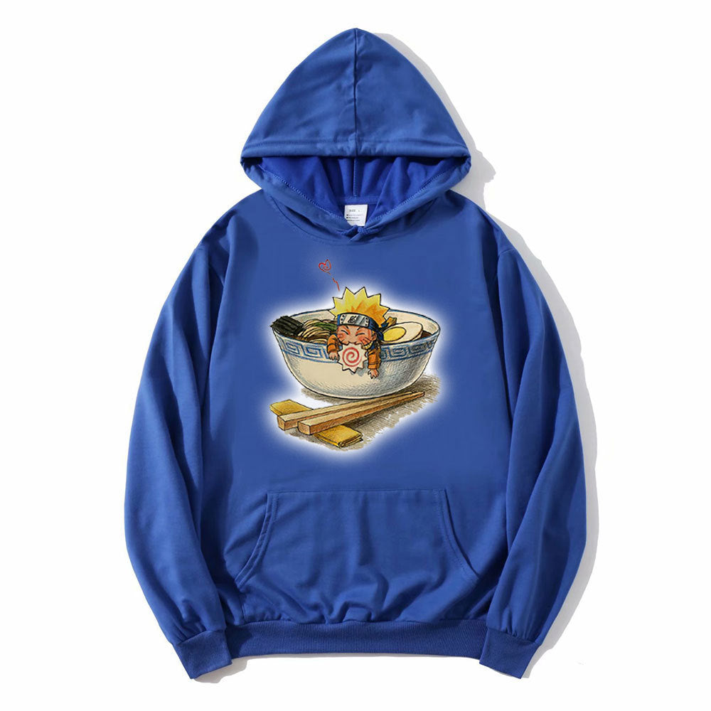 Cross-border hot sale personalized custom Naruto Naruto men and women loose hooded sports sweater wholesale