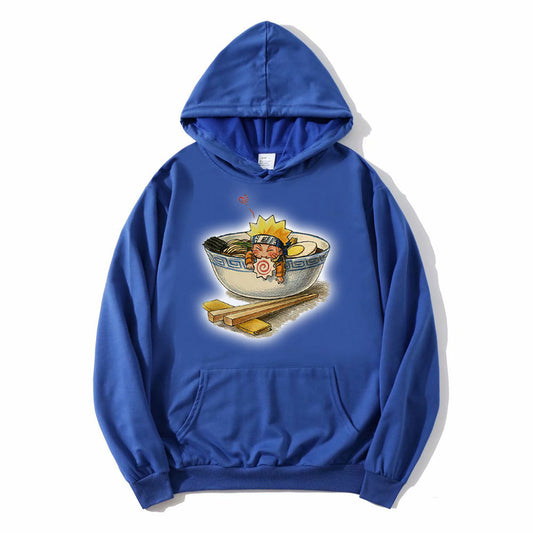 Cross-border hot sale personalized custom Naruto Naruto men and women loose hooded sports sweater wholesale