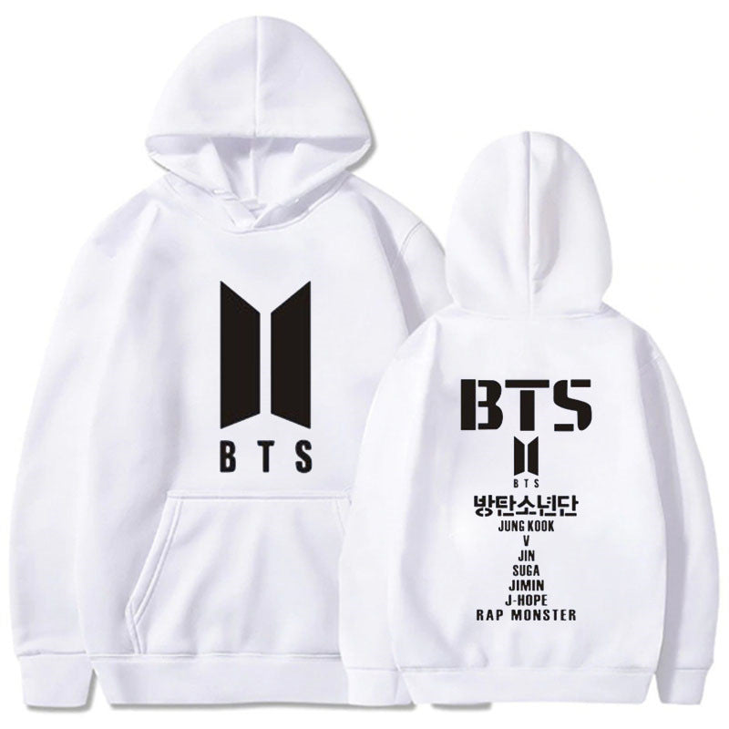 Adult Street Style Hoodie BTS Sweater Women's Youth League Surrounding Cheerleaders Hedging Casual Women's Sweater Sweater