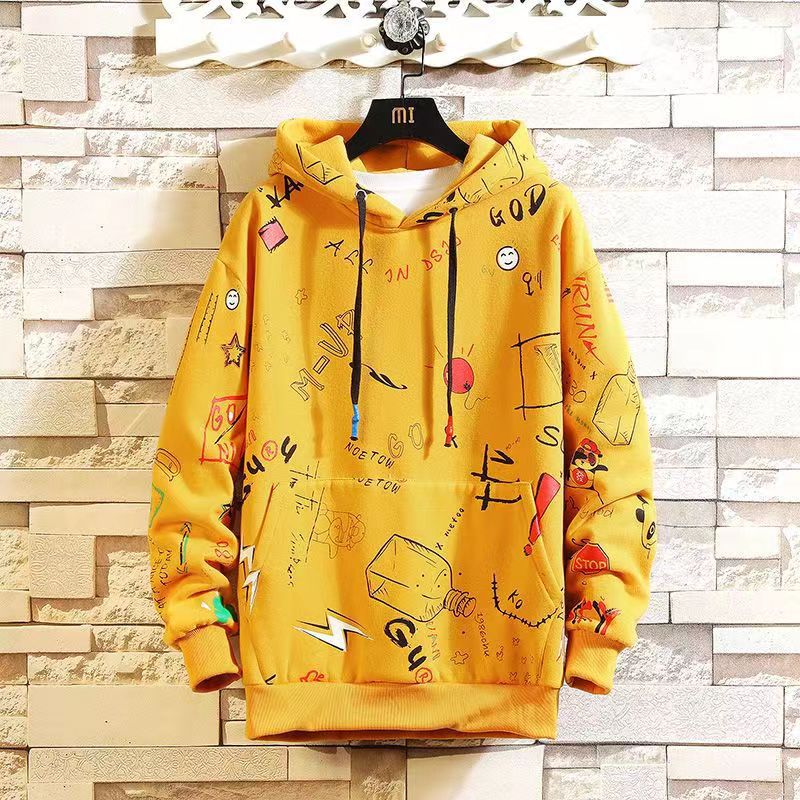 Cross-Border European and American Style 3d Digital Printing Bar Pikachu Pattern Galaxy Guard Casual Long Sleeve Pullover Hoodie