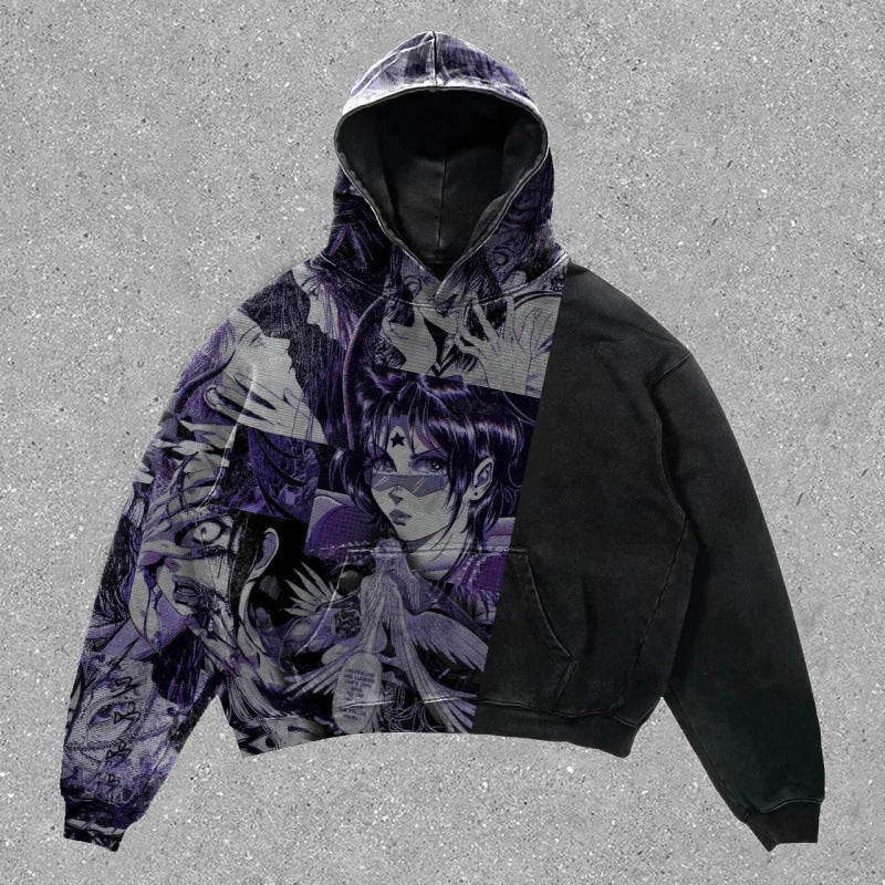 2025 new skull skeleton 3d print sweatshirt men's trendy pullover hoodie