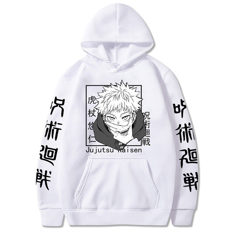 2023 New Anime Knotweed Hisahito Cartoon Printed Hoodie Sweatshirt for Men and Women Spells Return to the Animation Hoodie