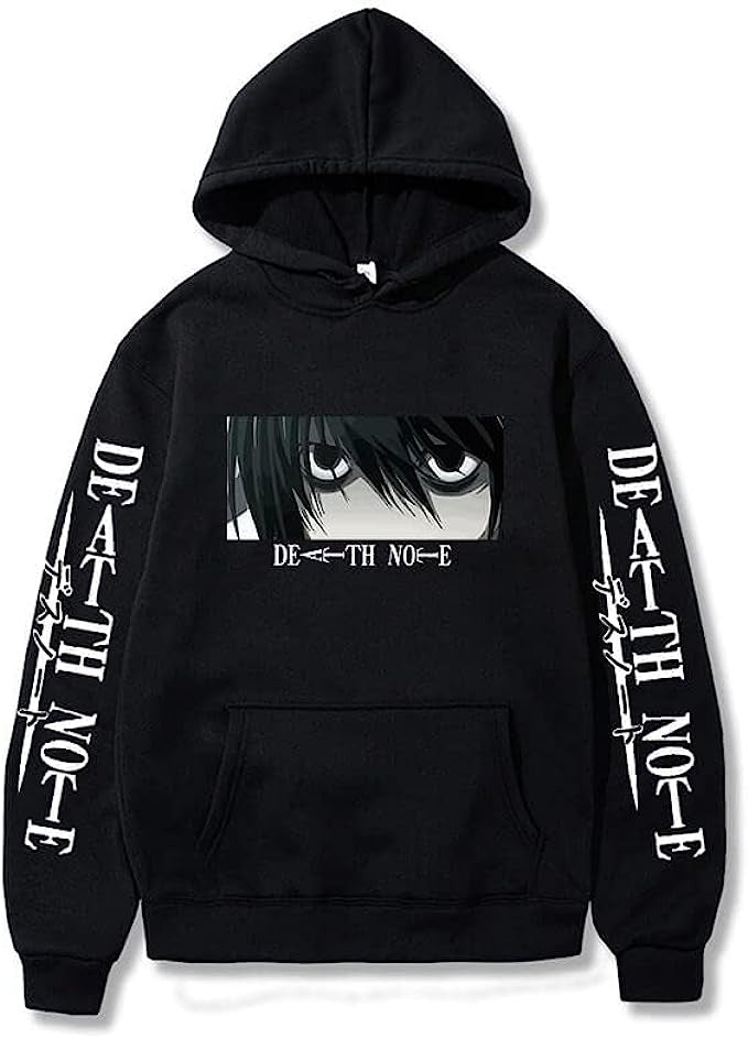 Large size men and women couple sweater trendy hooded hoodie anime hoodie