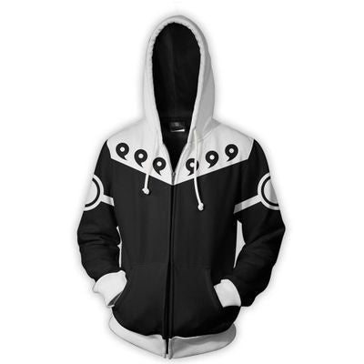Naruto Akatsuki 3D printed-zip hoodie jacket coat