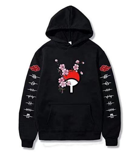 Large size men and women couple sweater trendy hooded hoodie anime hoodie