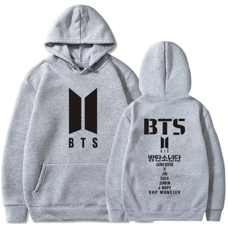 Adult Street Style Hoodie BTS Sweater Women's Youth League Surrounding Cheerleaders Hedging Casual Women's Sweater Sweater