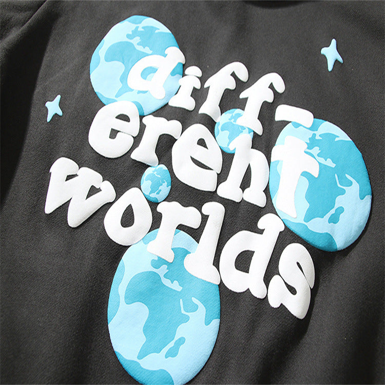 American style high street niche trendy brand hooded sweater CPFM foam sweater retro letters street men's and women's hoodies wholesale