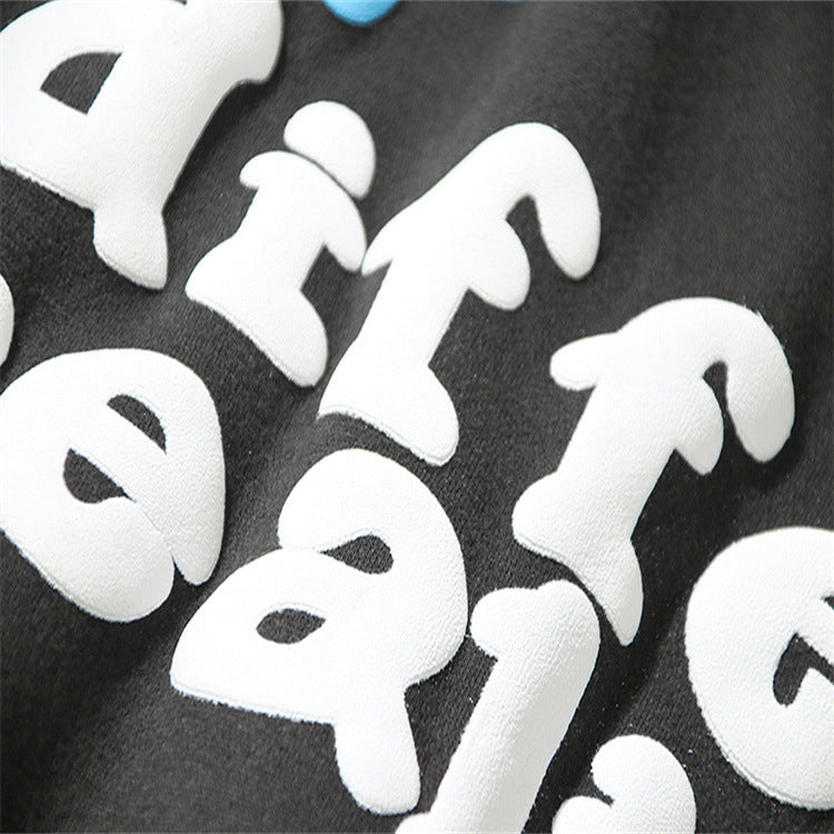 American style high street niche trendy brand hooded sweater CPFM foam sweater retro letters street men's and women's hoodies wholesale