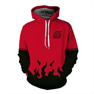 Naruto Akatsuki 3D printed-zip hoodie jacket coat