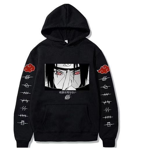 Large size men and women couple sweater trendy hooded hoodie anime hoodie