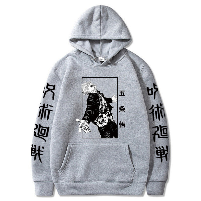 2021 Japanse Anime Hoodies Jujutsu Kaisen Satoru Gojo Grafische Hoodie Sweatshirts Mannelijke